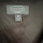 Pronto Uomo Men s Black 100  Wool Formal Vest 5x Big   Tall Solid Made In Mexico