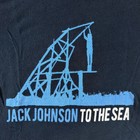 Jack Johnson 2010 To The Sea Women   s Concert T Shirt Black Small