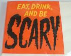 Sealed Vtg Hallmark Eat Drink   Be Scary Halloween Luncheon 16 Paper Napkins