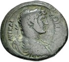Roman Egypt hadrian    Drachm 34 5mm 22 65g Nilus On Crocodile Vf
