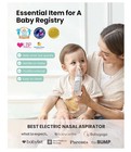 Grownsy Nasal Aspirator For Baby  Electric Baby Nose Sucker With Larger Suction 