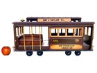 Huge 2  Foot San Francisco Cable Car Model Trolley Train Metal California Decor