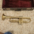 Vintage Conn Usa Trumpet W o Mouth Piece  Tough Condition But Useable  Case
