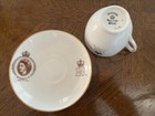 1953 Queen Elizabeth Ii Coronation English Bone China Cup And Saucer