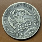 1894 Mexico 8 Reales Silver Coin Nice Original Example - Tcccx