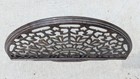Vtg Cast Iron Arched Transom Window Grate Half Round 30  Architectural Art Deco
