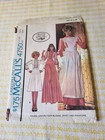 Vtg Mccall Sewing Pattern 4750 Laura Ashley Pinafore Top Skirt Sz 13 14 Complete