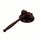 Wooden Gavel And Sound Block Set For Lawyer Judge Auction Sale Meetings