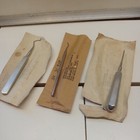 Vintage 1960 s Dental Instrument Lot Of 3 Collectible Excavator  Elevator Etc  