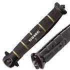 9  Usmc Blackout Stiletto Spring Assisted Open Folding Pocket Knife Milano