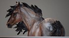    breezin    Model Horse Resin Medallion Sculpted By Sarah Mink