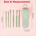 6pcs Ear Pick Cleaning Set Spiral Tool Spoon Ear Wax Remover Cleaner Curette Kit