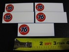 Union 76    Oil Company   Gas Station Employee Name Badges    Lot Of 5    White
