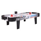 42 Inch Air Powered Hockey Table Top Scoring 2 Pushers - Color  White