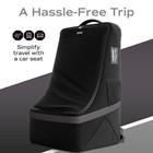 Car Seat Backpack For Air Travel Car Seat Travel Bag Black