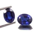 Natural Blue Sapphire 40 Ct Ceylon Oval Cut Certified Loose Gemstone Pair