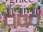 Philosophy Amazing Grace 3pc Gift Set original bergamot jasmine Edt 0 5oz Each 