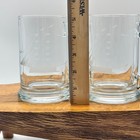 Set Of 2 Etched Clipper Ship Glass Beer Mugs Nautical Sailing Steins
