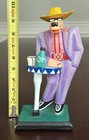 Markus Pierson Style 10  Coyote Man Wood Carved Sculpture Statue Read