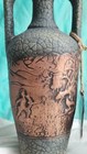 Kindzmarauli Georgian Wine Bottle     Embossed Ceramic Amphora     11  Decorative   