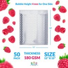 Thermal Bubble Mailer 11x15 In 50 Pack  Insulated  Waterproof For Cold Shipping