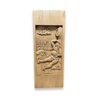 Raymond Enkeboll Pnl-ws8 Wine Story Carved Maple Panel 30in Architectural 1998
