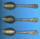 Lot Of 3 Chicago World s Fair 1933 Souvenir Spoons Century Of Progress By Oneida