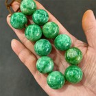Collect Dried Jade  Green Iron Dragon Like Emerald Emerald Buddha Bead Bracelet