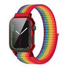 Nylon Sport Loop Band Strap For Apple Watch Series 7 Iwatch 41mm 45mm