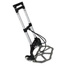 176 Lbs Folding Aluminium Cart Luggage Trolley Hand Truck With Black Bungee Cord
