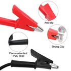 2pcs Alligator Clips Electrical Multimeter Test Leads 15a Jumper Wires 3 3 Ft 1m