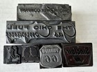 Vtg Print Block Lot Gas Oil Advertising Sinclair Phillips 66 Marathon Ohio Power