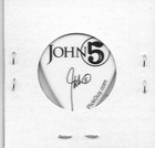 2025 John 5 Authentic Tour Concert Stage Guitar Pick
