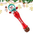Christmas Snowman Bubble Wand Machine For Kids