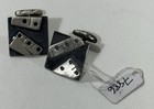 Sterling Silver Artist Hand Made Geometric Cuff Links Unique
