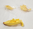 Vintage Mcdonald s Toy 1981 Rubber Band Motor Boat Plastic Most Popular Lot Of 3