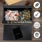 Personalized Romantic Wedding And Anniversary Keepsake Box With Family Black 