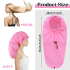 Large Waterproof Shower Caps For Long Hair And Dreadlocks  2 Pack 