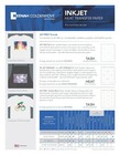 Heat Transfer Paper Inkjet Dark Garments  3g Jet Opaque 11x17 Neenah Paper 