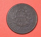 1804  crosslet 4  No Stems draped Bust Half Cent  f vf 