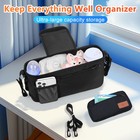 Universal Stroller Organizer With Cup Holder  Baby Travel Essential  Stroller   