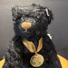 Steiff 2014 Schwartz Black Teddy Bear Button Ear Paper Label Led Of Year
