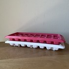 Vintage Rubbermaid Ice Cube Trays Plastic   Lot Of  2  White   Limited Pink Usa