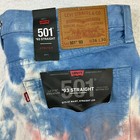 Levis 501 Jeans Mens 36x30  93 Straight Tie Dye Multicolor Button Fly Big E Y2k