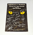 Original 1981 Cats Broadway Winter Garden Theatre Cast Signed Poster Window Card