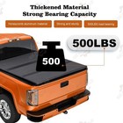 4 5ft Hard Tri-fold For 2022-2023 2024 Ford Maverick Tonneau Cover Truck Bed A
