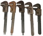 Lot Vintage Heavy Duty Steel Ford Hand Tools W  Case Pipe-wrenches  Pliers  