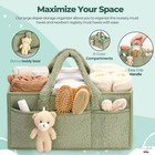 Nappy Bag Stacker Organiser Nursery Storage Baby Diaper Caddy Organizer