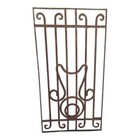Antique Victorian Iron Gate Window Garden Fence Architectural Salvage  845