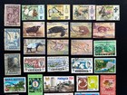Malaysia Malaya Lot Of 30  1970-1980s Mixed Animal Flower Postage Stamp Used  25